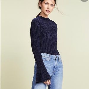Lost + Wander Navy Sweater (S/M)